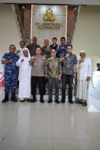 Dandim 0418/Palembang Hadiri Silaturahmi Dan Halal Bihalal Yang di Gelar Polrestabes Palembang
