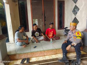 Bhabinkamtibmas Desa Kubang Polsek Balaraja Polresta Tangerang Sambang Warga Binaan dan Tokoh Masyarakat