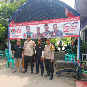 Panit Pam Waster dan Personil Sat Pamobvit Polresta Tangerang melaksanakan patroli di PT.KMK Global.