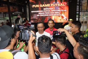 Pertandingan Futsal Bersama Mahasiswa Papua Meriahkan HUT Yayasan Kemala Bhayangkari Ke-44