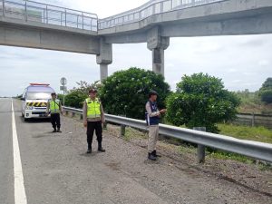 Patroli Antisipasi Pelemparan Batu di Jalur Tol Polsek Jejawi Berjalan Lancar