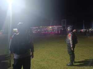 Patroli Malam Sat Samapta Polres Kubar Amankan Rarakuta Music Festival 2024