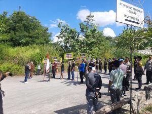 Polres Wonogiri Terjunkan Personil Pengamanan Aksi Damai Di PT Widodo Makmur Unggas, Tbk Wuryantoro