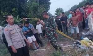 Polsek Gubug Polres Grobogan Datangi TKP Penemuan Mayat di Sungai