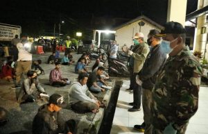 Keluar Larut Malam, 58 Orang Anak-Anak Muda Kecamatan Siak Diamankan Polisi