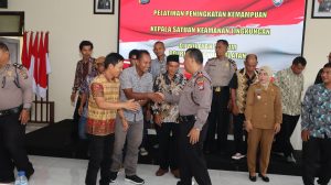 Bhabinkamtibmas Polsek Padang Bolak Gelar Pelatihan Peningkatan Kemampuan Kepala Satuan Keamanan Lingkungan