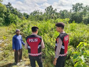 Anggota Sat Samapta Polres PPU Melaksanakan Patroli Pencegahan Karhutla