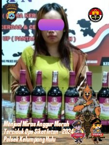 Nekat Menjual Minuman Keras Beralkohol  Seorang Ibu  Warga Banua Lawas Kotabaru Diciduk Polisi
