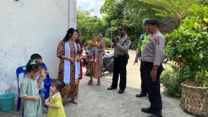 Cegah Gangguan Kamtibmas di SPBU, Pemukiman, Objek Vital, Personel Sat Samapta Polres Tanjung Balai Patroli Dialogis