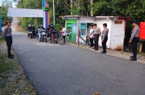 Tingkatkan Patroli ke Obyek Wisata, Sat Samapta Polres Sanggau Himbau Pengunjung Jaga Keamanan dan Keselamatan