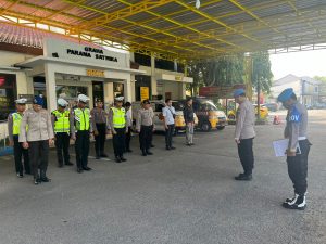 Peringatan May Day, Personel Polres Bangkalan Lakukan Apel Pengamanan dan Patroli