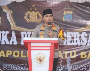 AKBP Taufiq Hidayat Thayeb : Polres Batubara Komitmen Memerangi Peredaran Narkoba Dan Berantas Segala Bentuk Perjudian.