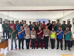Satlantas Polres Pelalawan Lakukan Edukasi Tertib Berlalu Lintas Kepada Karyawan PT.ADEI Plantation