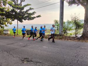 Fun Run Bersama Polres Karanganyar di Matesih Penuh Semangat