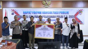 Jajaran Polres Rembang Gelar Rapat Forum Konsultasi Publik (FKP) Terkait Evaluasi Standart Pelayanan Polri T.A. 2024