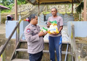 Briptu Andhika Adi Perdana Sambangi Warga Kampung Sei Bebanir Bangun: Ajak Bersama Jaga Ketertiban dan Hindari Narkoba