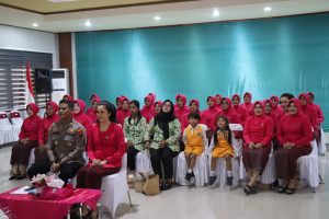 Kabag Ren Polres Rembang Bersama Ibu Bhayangkari Wakili Kapolres &amp; Ketua Bhayangkari Cabang Ikuti Vicon HUT YKB ke 44