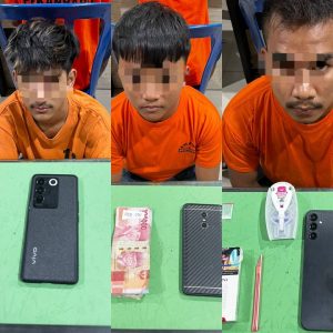 Amankan Tiga Remaja, Satresnarkoba Polresta Pekanbaru Berantas Zona Merah Narkoba