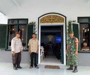 Polres Malang dan TNI Laksanakan Pengamanan Perayaan Hari Kenaikan Yesus Kristus
