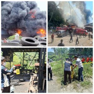 Kebakaran Hebat Melanda Bengkel Efendi di Jalan Imam Bonjol Padangsidimpuan, Kerugian Ditaksir Capai Rp750 Juta!