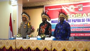 Kapolda Papua Barat Menghadiri Pelaksanaan Asosiasi MRP Se-Tanah Papua