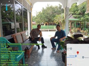 BRIPKA Juara M Gultom Aktif Kunjungi Desa Binaan, Pantau Kegiatan HARDIKNAS dan Tingkatkan Harkamtibmas di Perdagangan