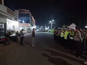Pengamanan Malam Minggu, Polres Simalungun Gelar Patroli Skala Besar di Lokasi Rawan