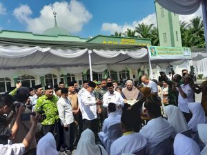 Tepung Tawar Keberangkatan Jamaah Haji Kabupaten Simalungun Tahun 2024 dihadiri Forkopimda dan Forkopinda