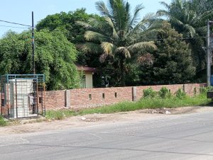 Kapos Pol Kerasaan I Pembangunan Pagar Tembok Pos Polisi