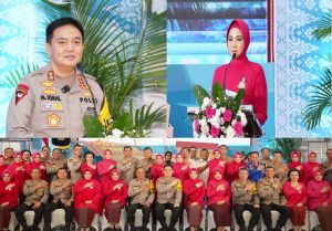 Kapolda Riau Irjen M.Iqbal Bersama Ketua Bhayangkari Nindya Iqbal Gelar Syukuran HUT Yayasan Kumala Bhayangkari(YKB) Ke- 44
