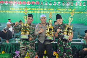Polresta Malang Kota Raih Juara Dua Pidato Pendek dan Hadrah di Festival Sholawat TNI-Polri Se-Jawa Timur