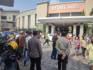 Gereja Bethel Area Gelar Ibadah Kenaikan Isa Al-Masih, Polsek Sidomukti Lakukan Pengaman