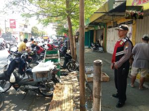 Patroli Harkamtibmas Dialogis dengan pedagang Di Pasar, Situasi Kondusif