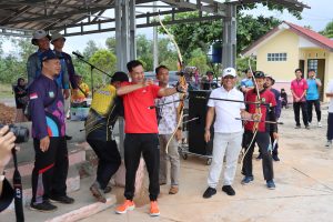 Wakapolres Belitung Timur menghadiri Pembukaan Perpani Cup 1 Kab. Beltim