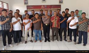 Polsek Tanah Jawa Gelar Audiensi dengan PPK Menjelang Pilkada 2024