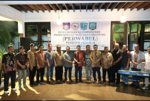 Kasi Humas Polres Belitung Hadiri Kegiatan Pengukuhan Kepengurusan Wartawan Belitung Periode 2024-2028