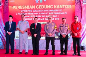 Peresmian Kantor Bersama Samsat Palembang IV , Kapolda Sumsel Irjen A Rachmad Wibowo Berharap Peningkatan Pelayanan Mayarakat