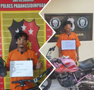 Tim Walet Satreskrim Polres Padangsidimpuan berhasil mengamankan pelaku Pencurian