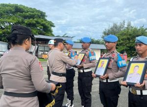 4 Personel PTDH, Kapolres Kepulauan Tanimbar pimpin langsung giat Upacara