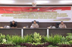 Polda Maluku Gelar Latihan Praoperasi Pekat Salawaku 2024