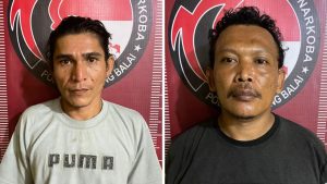 Polres Tanjung Balai Gerebek Kampung Narkoba Empat Orang Laki Laki di Amankan