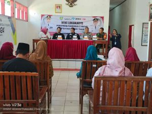 Dukungan Polsek Terisi Hadir Dalam Rapat Mini Lokakarya Penurunan Angka Stunting