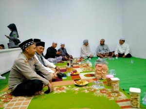 Kapolsek bersama Camat Cangkuang, Hadiri Halal Bi Halal di Ponpes Sirojul Muhtadin