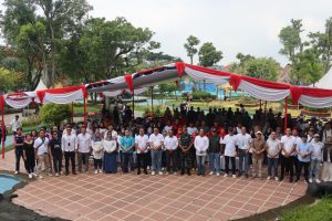 Bareng Forkopimda, Wakapolres Sukabumi Kota Hadiri Peringatan Hari Buruh