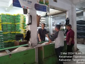 Satgas Pangan Polresta Tangerang Cek Harga Bahan Poko Di Pasar Gudang Tigaraksa
