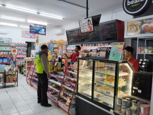 Polsek Wates Tingkatkan Patroli Obyek Vital di Minimarket 