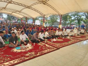 May Day Serikat Buruh se Kabupaten Pasuruan Gelar Sholawatan dan Do’a Bersama Forkopimda