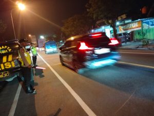 Cegah Laka dan Balap Liar di Ngawi, Polsek Karangjati Giatkan Patroli Malam