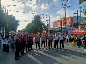 Polres Tulungagung Amankan Parade Drumband Anak TK, Dalam Rangka Hari Kartini dan Hari Pendidikan Nasional