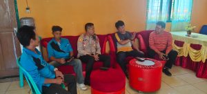 Kapolsek Rambang Kapak Tengah sambangi tokoh masyarakat untuk mewujudkan situasi kamtibmas yang aman